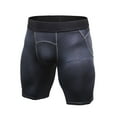 thumbnail image 1 of Men Compression Shorts Quick-dry Active Workout Underwear without Pocket Black XXL, 1 of 7