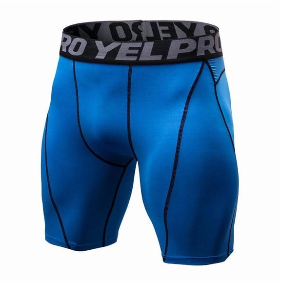 Men Compression Shorts Sports Running Cool Dry Tights Pants Leggings Active Baselayer Rashguard