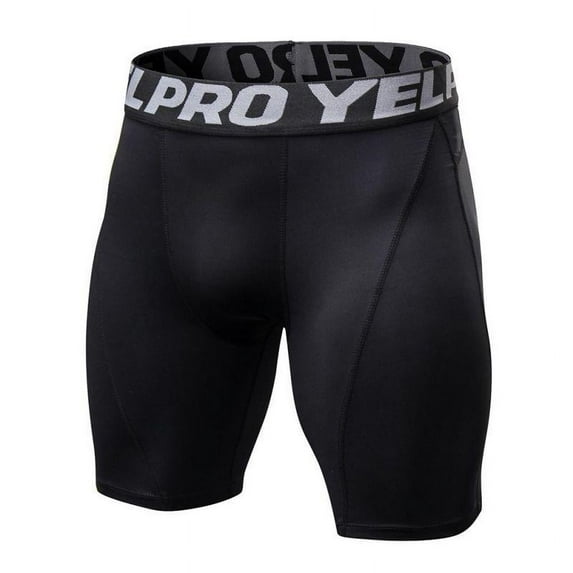 Men Compression Shorts Sports Running Cool Dry Tights Pants Leggings Active Baselayer Rashguard