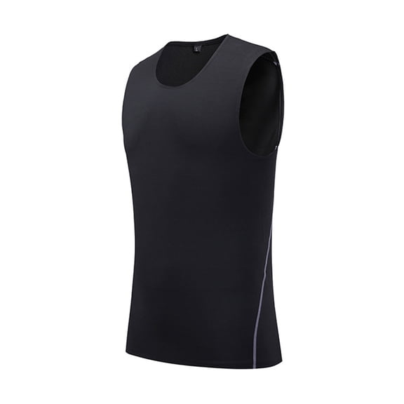 Men Compression Sleeveless Vest Athletic Tops Cool Dry Workout Shirt