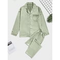 thumbnail image 1 of Men Contrast Piping PJ Set, 1 of 5
