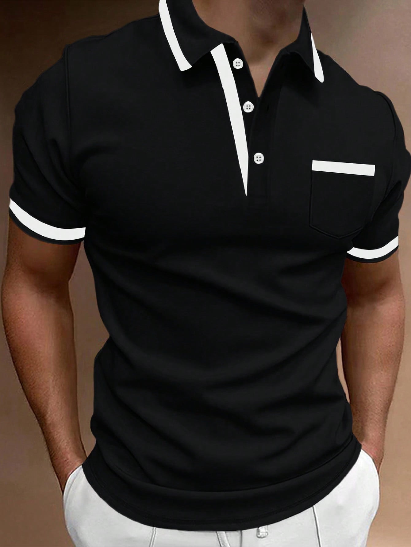 IZOD Men s Short Sleeve Advantage Rugby Stripe Polo Walmart