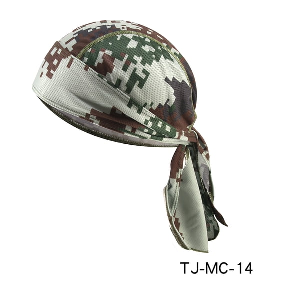 Men Cooling Helmet Liner - Do Rag/Dew Rag Skull Cap Beanie - Pirate Hat Bandana & Motorcycle Head Wrap r