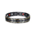 thumbnail image 1 of Men Copper Magnetic Bracelet Energy Therapeutic Healing Therapy Arthritis Women Black GLD, 1 of 1