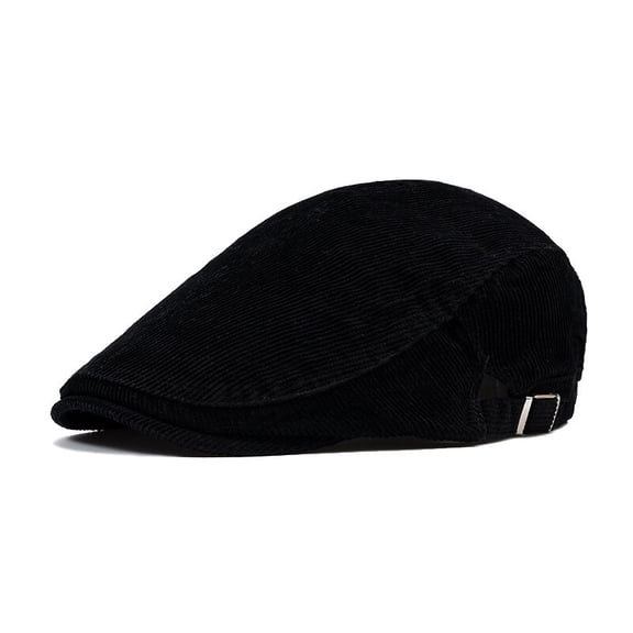 Men Corduroy Newsboy Flat Gatsby Hat Duckbill Golf Driver Beret Ivy Stretch Cap
