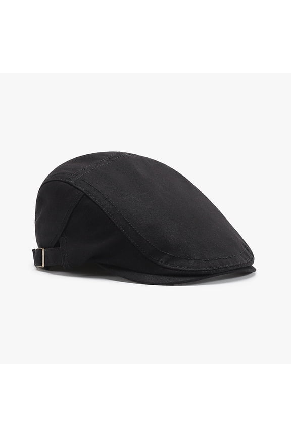 Men Cotton Flat Cap Summer Newsboy Beret Driver Cabbie Hunting Hat