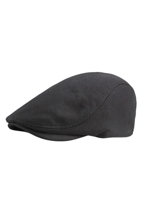 Men Cotton Newsboy Cap Soft Fit Cabbie Hat