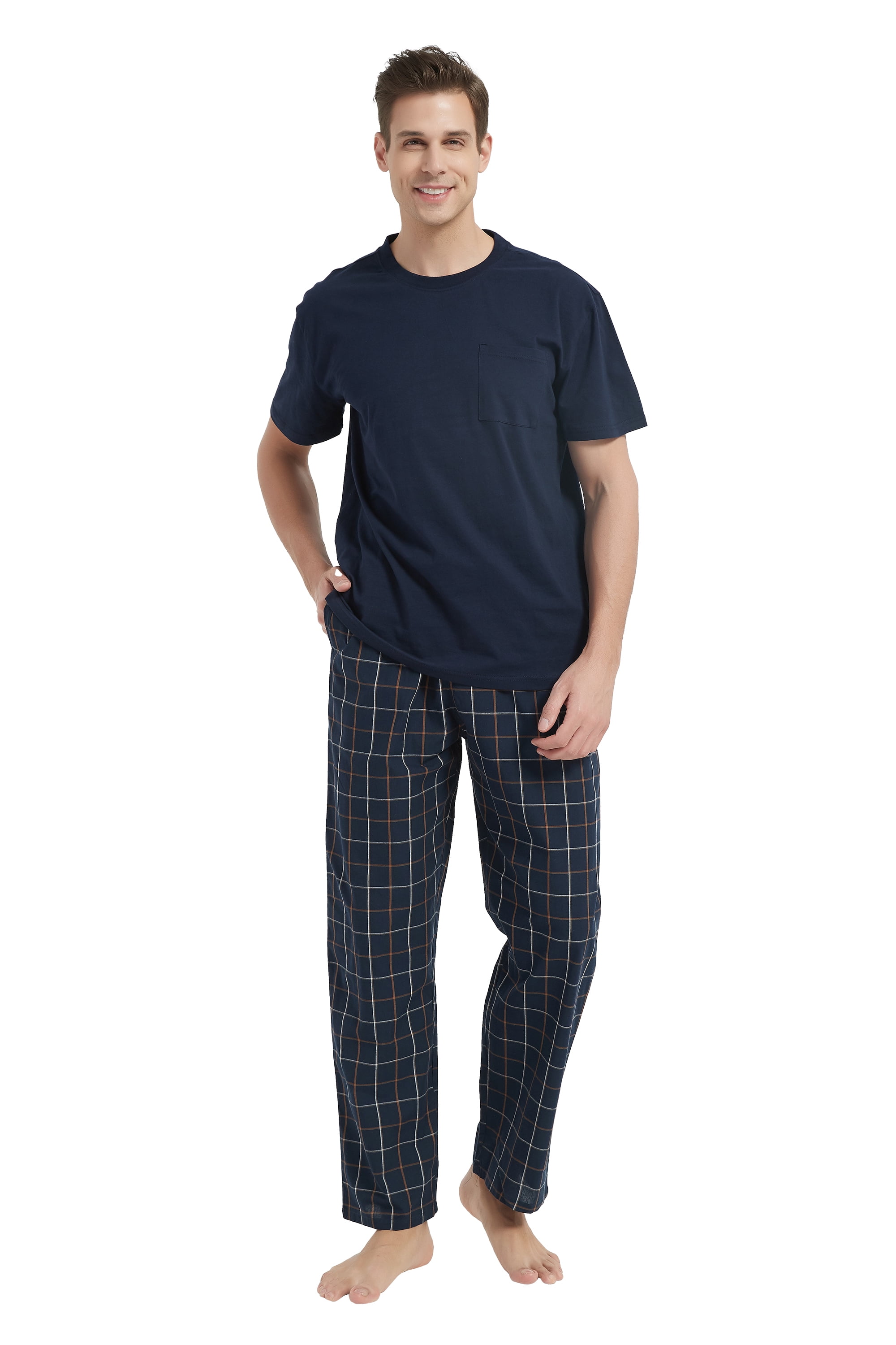 Soft Nightwear For Men Men's Loungewear Men Dress Pjs Men's Loungewear ...