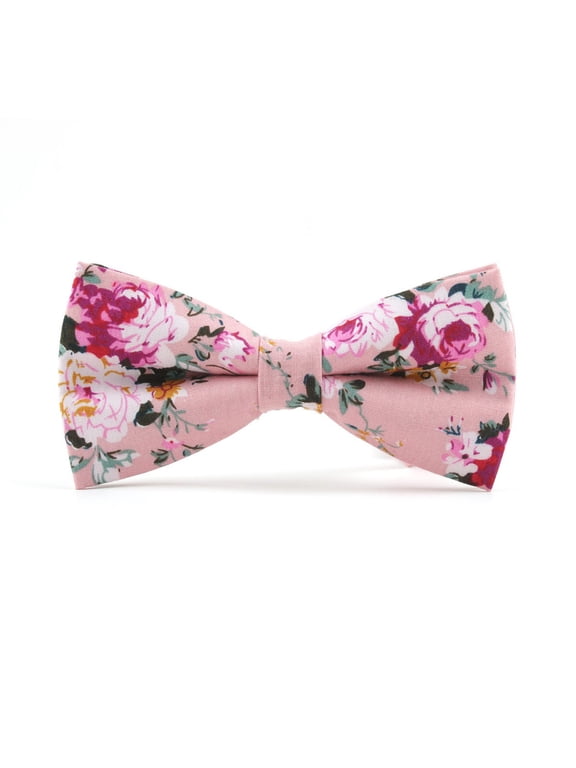 Men Cotton Pre-Tied Flower Bow Tie Tuxedo Wedding Party Business Formal Bowtie