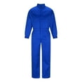 thumbnail image 1 of Men Coveralls for Work Long Sleeve Mock Neck Overalls Men’s Jumpsuits with Multi Pockets, 1 of 4