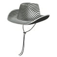 thumbnail image 1 of Men Cowboy Hat Classic Outdoor Fedora Hats Silver Hats Caps for Men One Size, 1 of 4