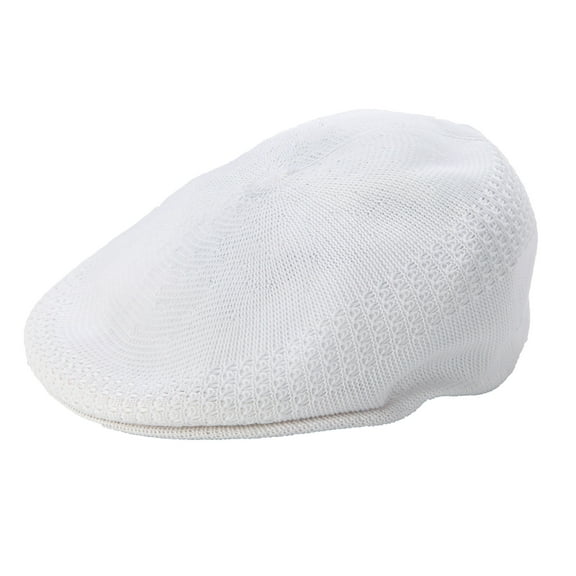 Men Cream Knitted Newsboy Ivy Cap H43