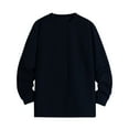 thumbnail image 1 of Men Crew Neck Sweater Casual Knitted Long Sleeve Fisherman Pullover Sweater Winter Lightweight Loose Fit Business Work Basic Knitwear, 1 of 3