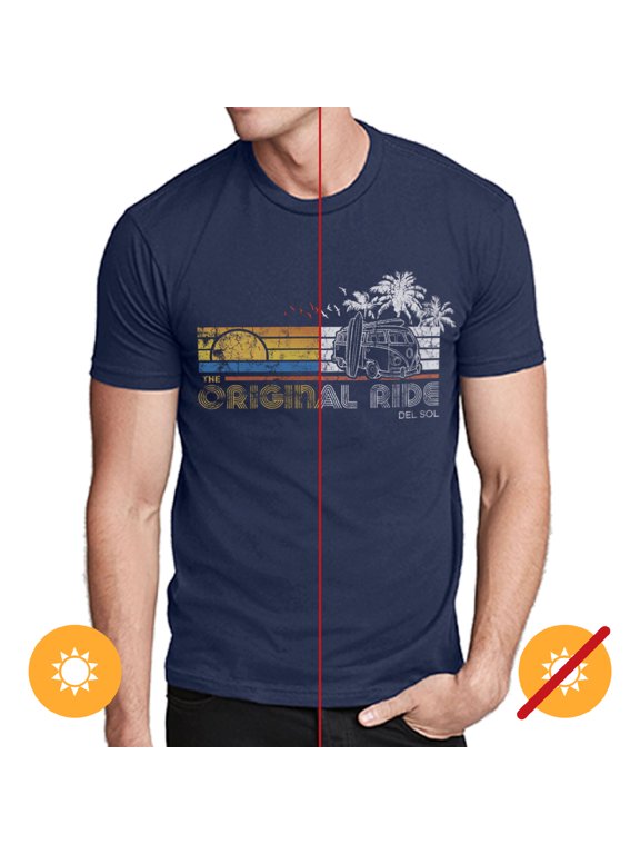 DelSol Men Crew Tee - Indigo T-Shirt - Original Ride