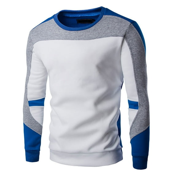 Men Crewneck Sweatshirts Knitted Tshirt Long Sleeve Shirts for Men Casual Slim Fit Soft Comfy Basic Shirts Lightweight Pullover Workout Shirt Tops