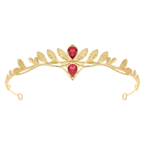 Men Crown: Crystal Branch Headband Hair Decoration - Headdress For Birthday Prom Wedding Cosplay Carnival Festive Headwear