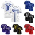 thumbnail image 1 of Men Custom Baseball Printed Name Sport Shirts For Athletic Wear White M, 1 of 4