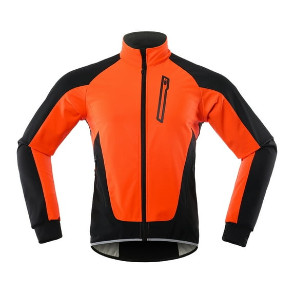 Men Cycle Jacket Waterproof Windproof Thermal Fleece Bike Jersey Riding Running Autumn Winter Jacket Coat