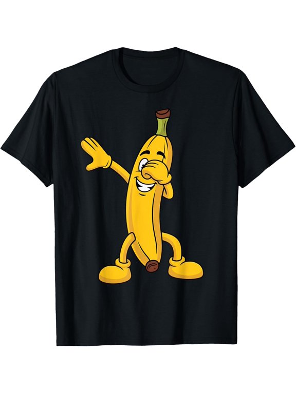 Men Dabbing Banana Dance Fruit T Shirt Size S-5XL