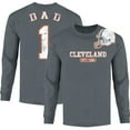 thumbnail image 1 of Men Dad #1 Awesome Football Helmet Long Sleeve Shirt, 1 of 2