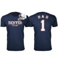 thumbnail image 1 of Men Dad #1 Awesome Football Helmet T-Shirt, 1 of 2