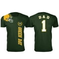 thumbnail image 1 of Men Dad #1 Football Home Team T-Shirt, 1 of 2