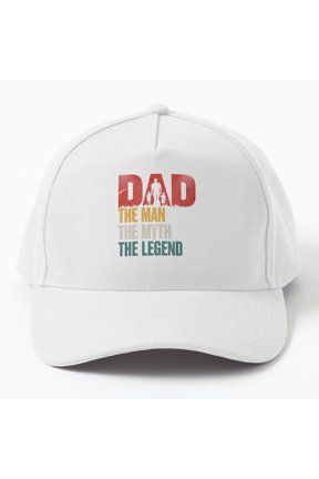 Men Dad Man Myth Legend Baseball Cap, Father Family Appreciation Statement Design, Classic Hat