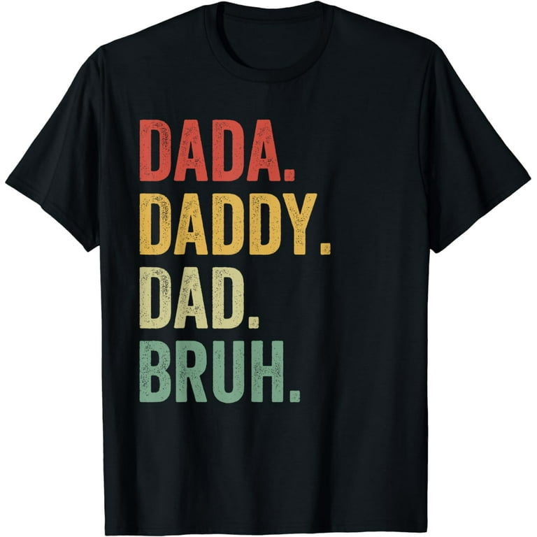 Distressed Dada T Shirt Funny Retro Father's Day Tee Distressed Dada T Shirt Funny Retro Father's Day Tee