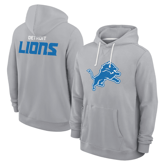 Men's Detroit Sideline Standard Issue Initial Home Dri-FIT Hoodie L