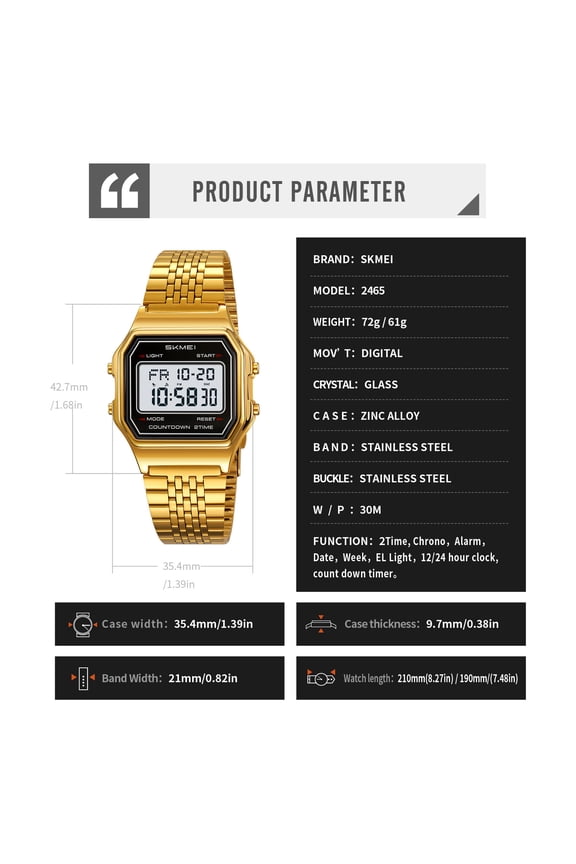 Men Digital Watch Minimalist Sports Waterproof Digital Watches Men Outdoor Wrist Watch for Men