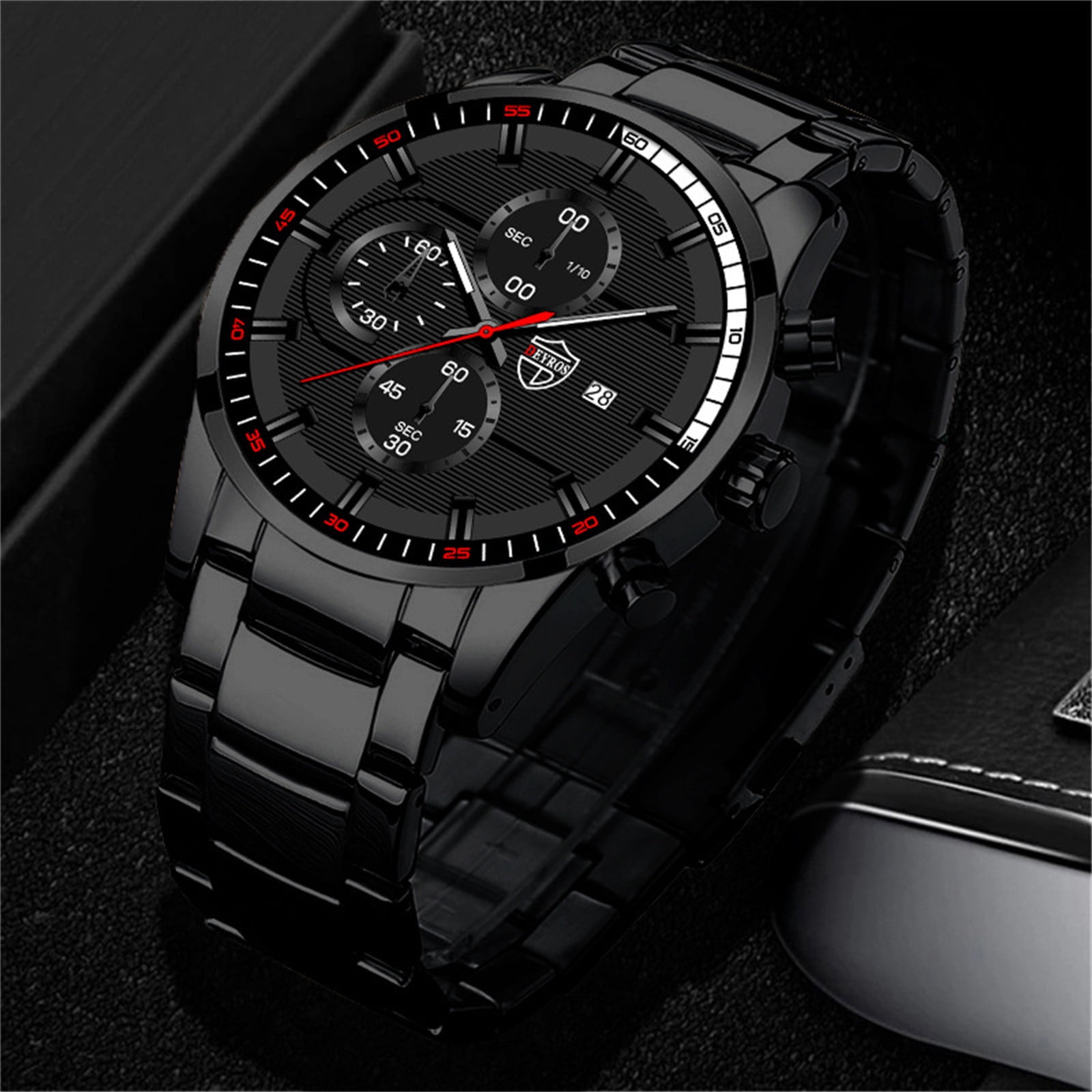 Men Digital Watches Watch Teenage Boy Cool Watches for Men Talking Watch G Shocks Watches for Men Mens Watches Casual Stainless Steel Analog Quartz Watch Men Wristwatch Clock Business Date Casual