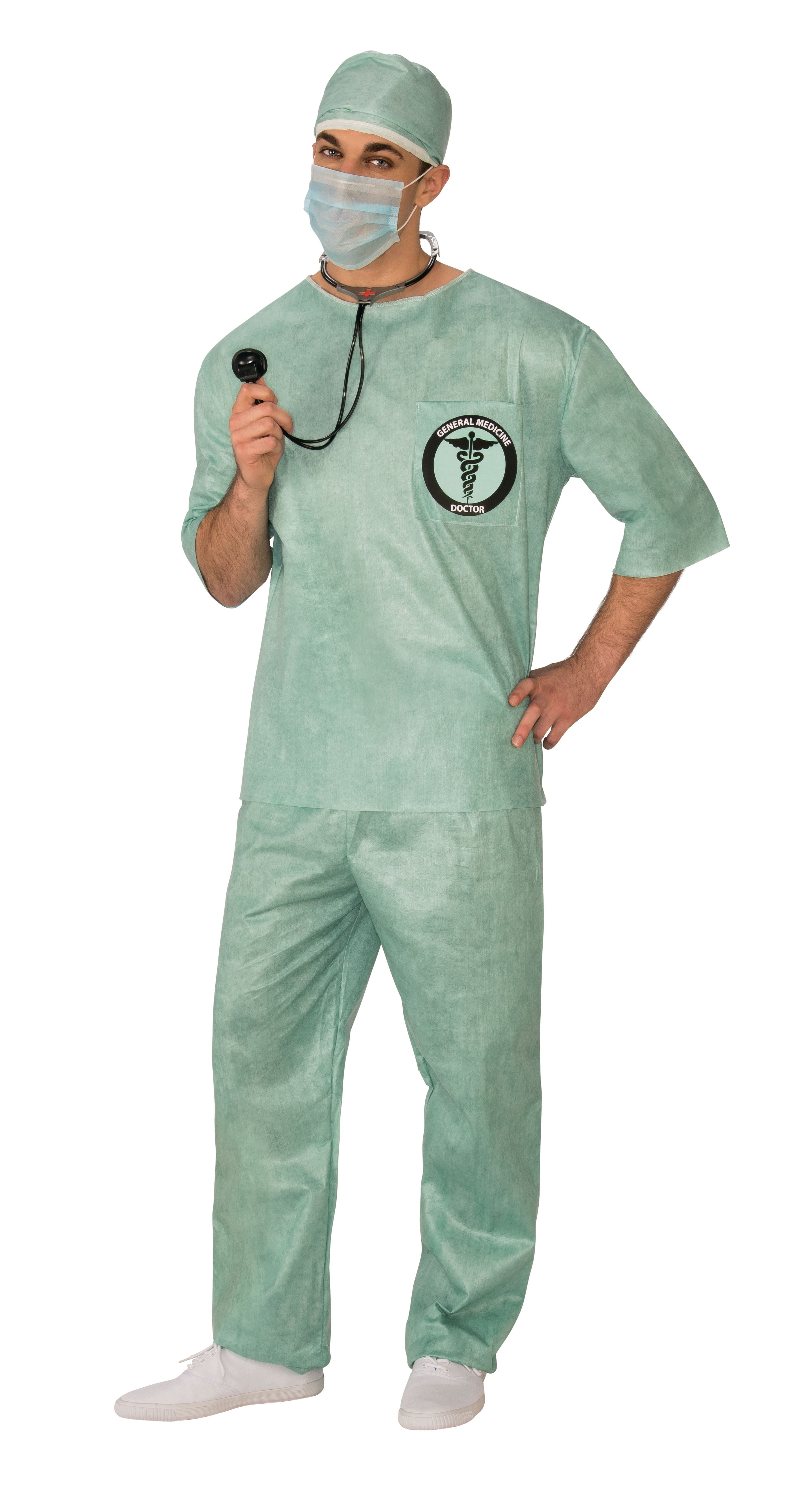 Men Doctor Halloween Fantasy Costumes X Large 0488