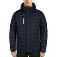 thumbnail image 1 of Men Down Jacket Hooded Lightweight Packable Puffer Jacket Water-Resistent Down Jacket, 1 of 6
