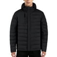 thumbnail image 1 of Men Down Jacket Hooded Lightweight Packable Puffer Jacket Water-Resistent Down Jacket, 1 of 6