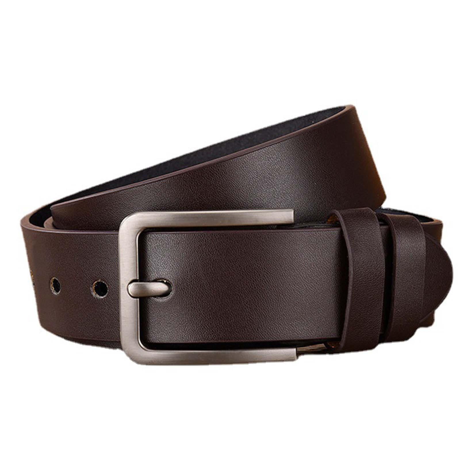 dark brown dress belt men Leather Belt Classic Genuine Leather Accessory for Men, Ideal for Casual &  Formal Wear — Classy Leather Bags main image 0
