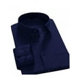 thumbnail image 1 of Men Dress Shirt Regular Fit Oxford Solid Color, 1 of 2