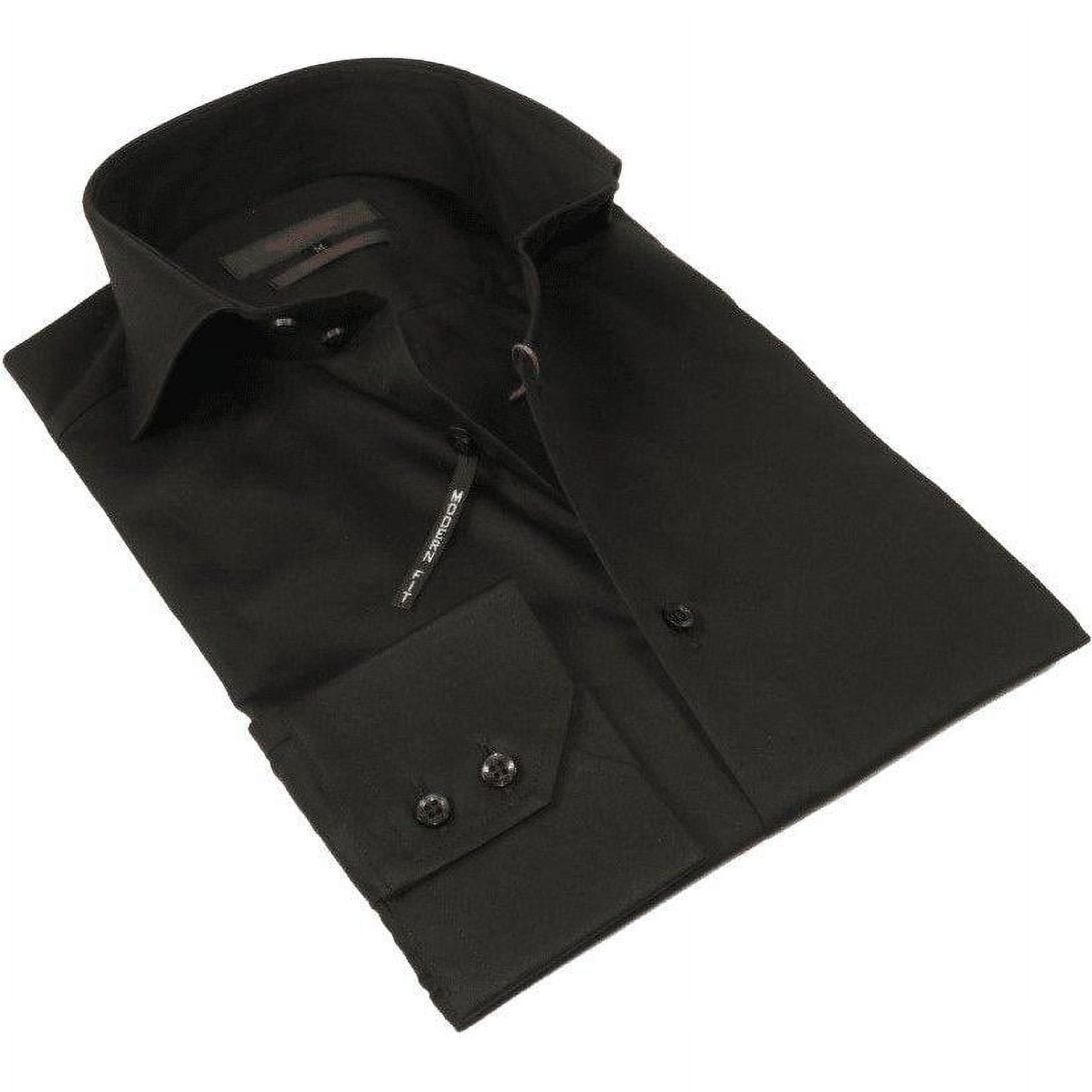 Men Dress Shirts AXXESS Turkey 100% Soft Egyptian Cotton 224-07 Solid ...