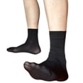 thumbnail image 1 of Men Dress Socks Nylon Ankle Socks Business Socks Soft Lightweight Crew Sock, 1 of 21