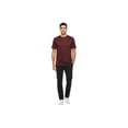 thumbnail image 1 of Men Dressy T-Shirt  Log-In Uomo Soft Crew Neck Silky Short Sleeves 218 Burgundy, 1 of 3