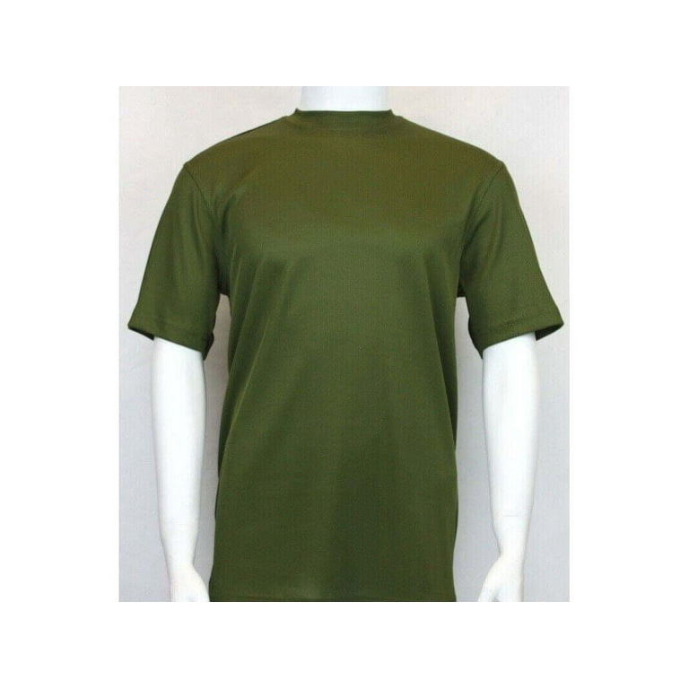 Men Dressy T-Shirt Log-In Uomo Soft Crew Neck Silky Short Sleeves