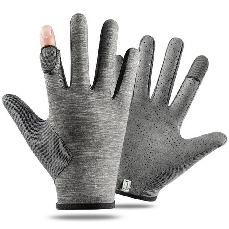 Men Driving Gloves Nonslip - Nylon Summer Outdoor Gloves Sun Protection  Gloves