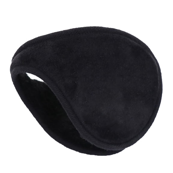 Men Ear Warmers Fashion Casual Solid Color Soft Plush Lined Winter Ear Cover Foldable for Outdoor Skiing Riding Daily Wear