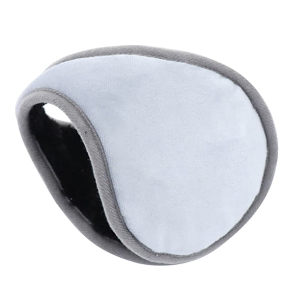 Men Ear Warmers Fashion Casual Solid Color Soft Plush Lined Winter Ear Cover Foldable for Outdoor Skiing Riding Daily Wear