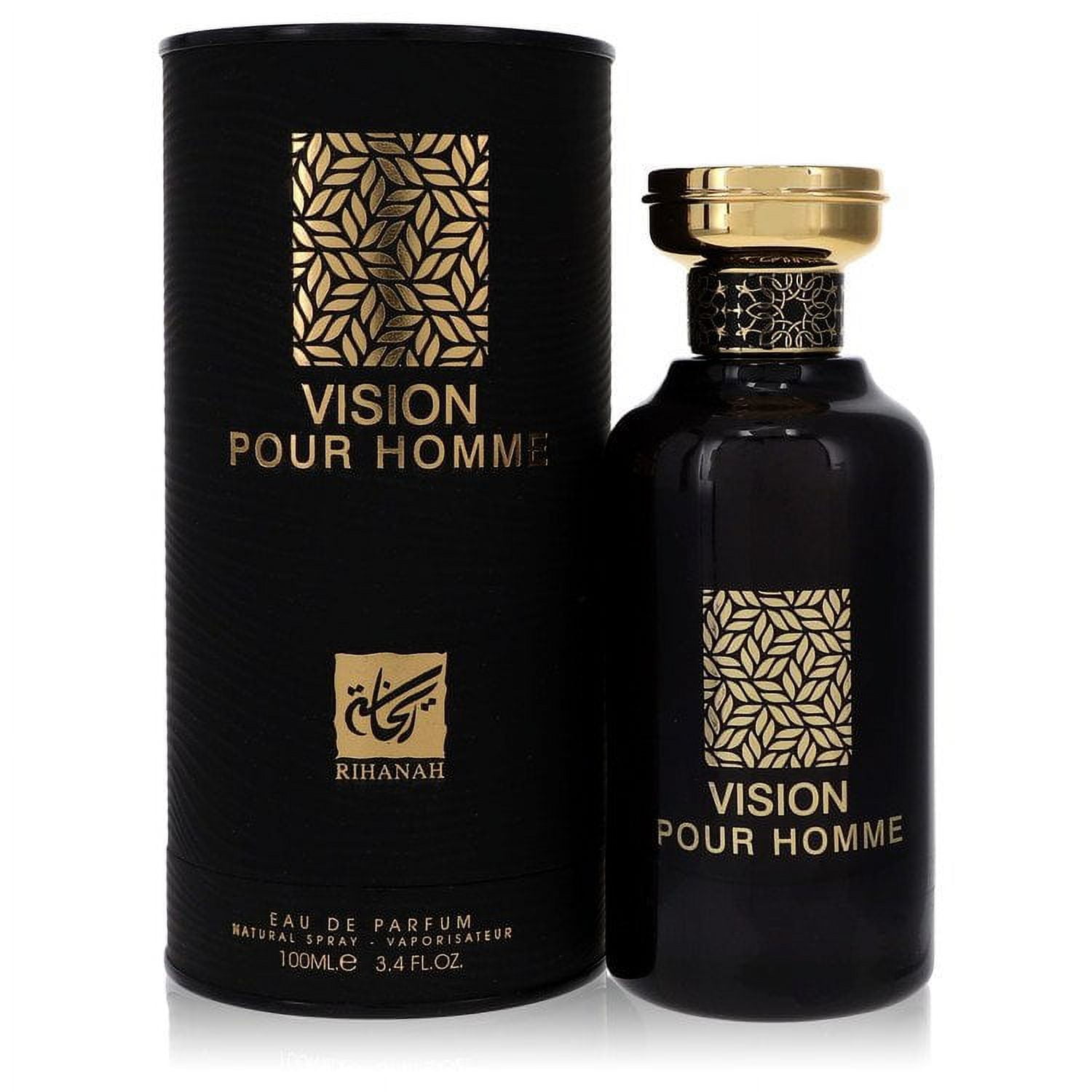 Rihanah Vision Pour Homme Eau De Parfum Spray By Rihanah - 3.4 oz Rihanah Vision Pour Homme Eau De Parfum Spray By Rihanah - 3.4 oz