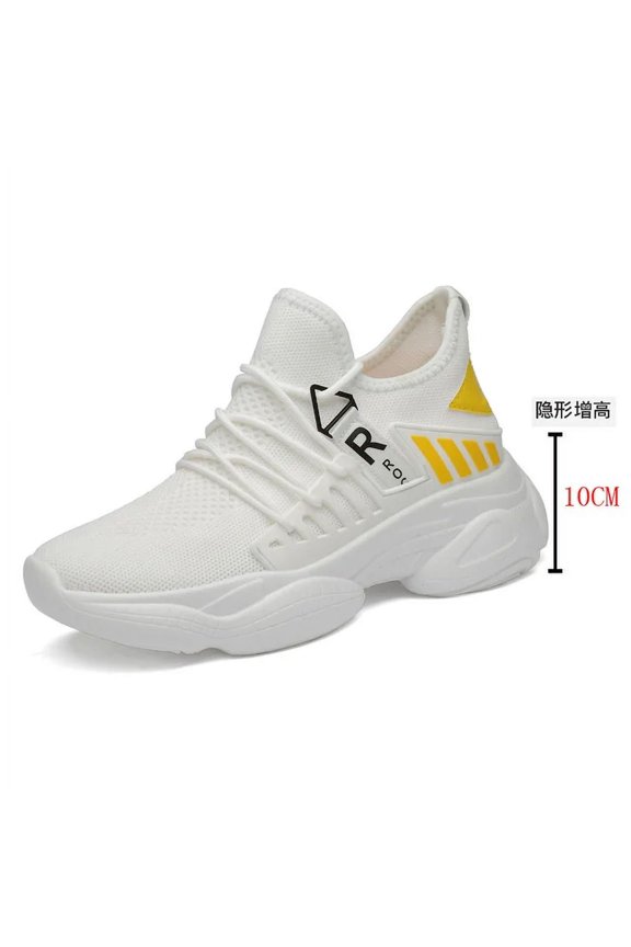 Men Elevator Shoes Man Breathable Casual Shoes Hidden Heels 10cm 8cm 6cm Height Increasing Shoes Height Increase Shoes For Men