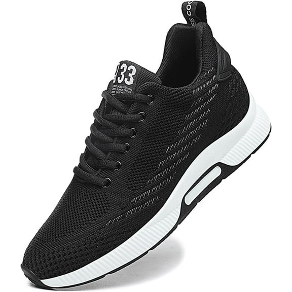 Men Elevator Sneakers Invisible Height Increasing 2.4 Inches Taller Elevator Sports Women Mesh Breathable Outdoor Casual Lace up Fashion Shoes