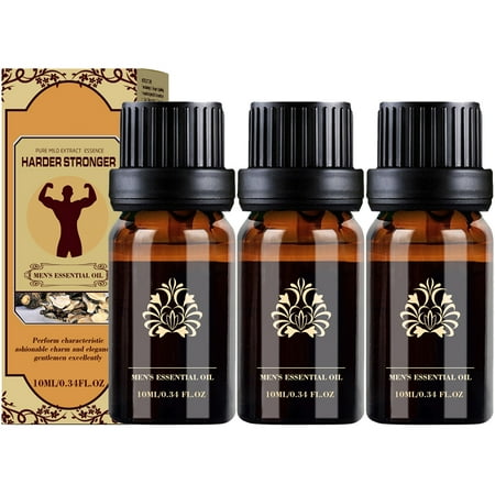 Men Essential Oil,Men Enlarge Essential Oil, Energy Massage Essential Oil for Men, Boost Strength for Men (3Pcs)