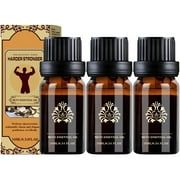 Men Essential Oil,Men Enlarge Essential Oil, Energy Massage Essential Oil for Men, Boost Strength for Men 3Pcs