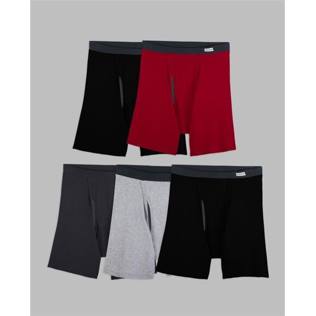 Mid Rise Boxers Men EverSoft CoolZone Mid Rise Covered Waistband Boxer Briefs, Assorted ...