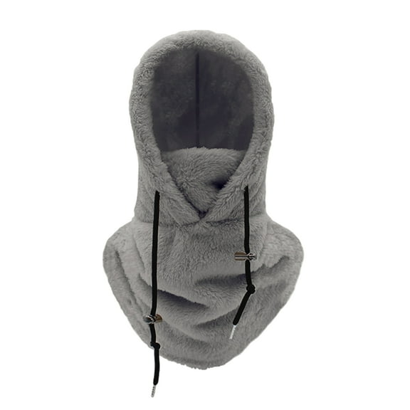 Men Face Cover Versatile Sports Cap Hooded Hat Winter Outdoor Costume Accessory Hooded Hat Keep Warm Outdoor